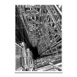 STRUCTURED ATTRACTION, Limited edition print - 70 x 100 cm