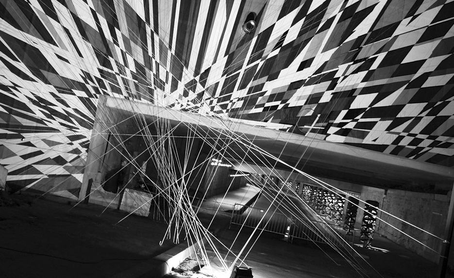 “Perspective Lines”, Outdoor Installation for Nuit Blanche.